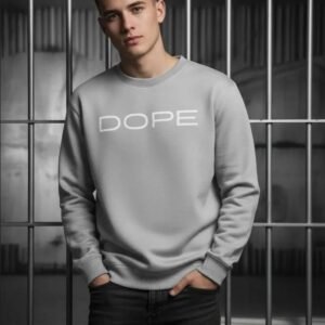 Men's fleece printed sweatshirt